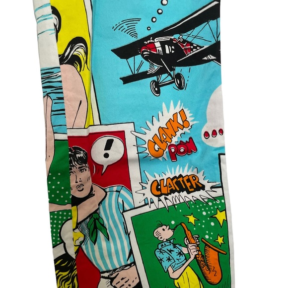⚡️HP⚡️Rare Women’s Dolce & Gabbana Printed Comics Stretch Pants Jeans Size 4 US - Picture 9 of 16